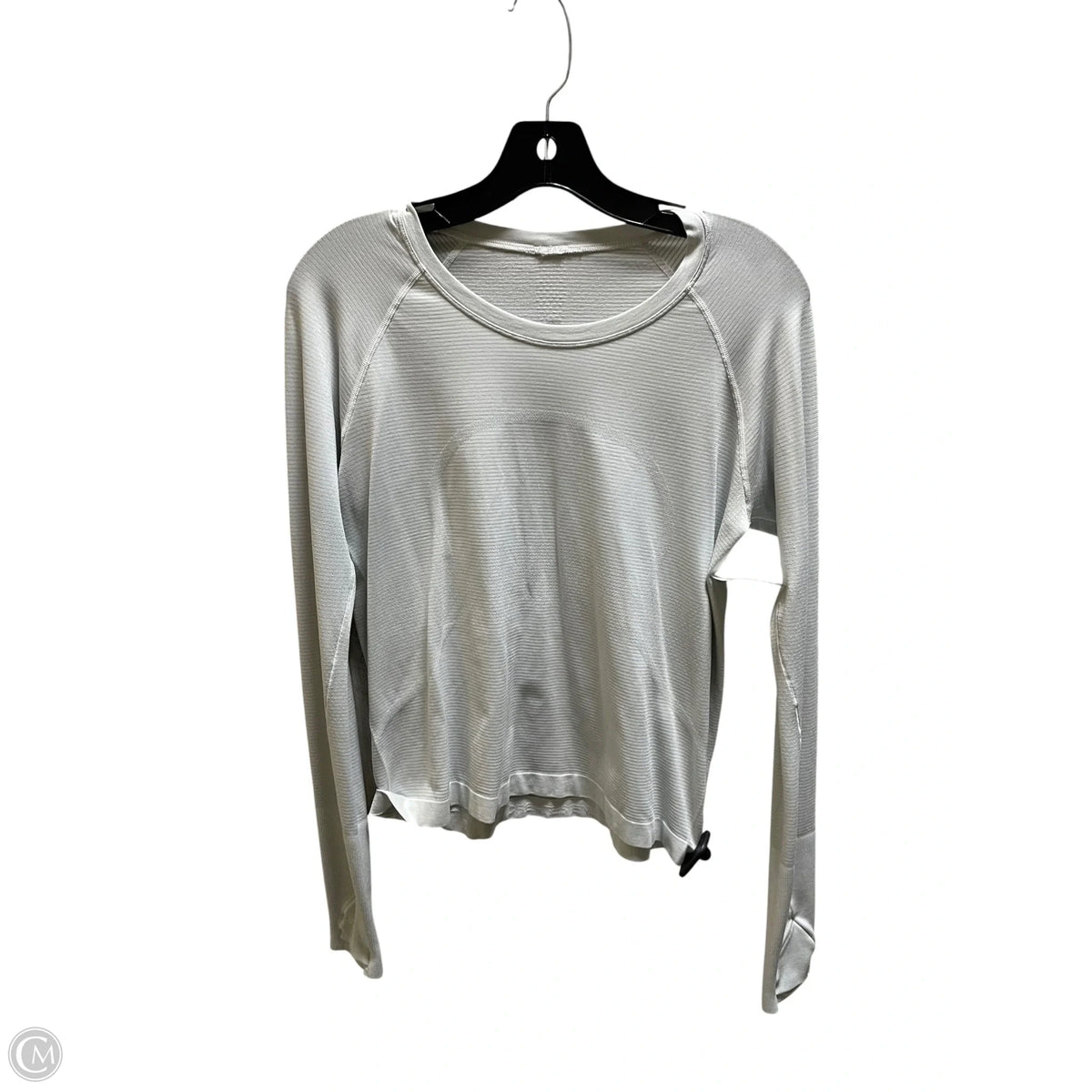 Athletic Top Long Sleeve Crewneck By Lululemon In Grey, Size: 10