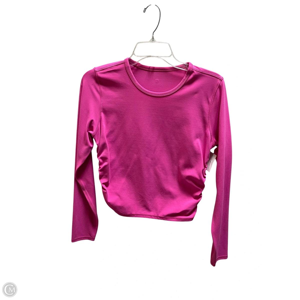 Athletic Top Long Sleeve Crewneck By Lululemon In Pink, Size: L