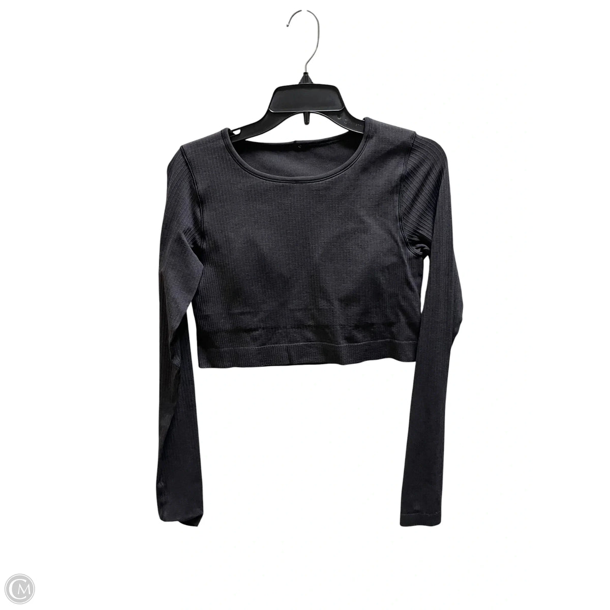 Athletic Top Long Sleeve Crewneck By Clothes Mentor In Black, Size: L