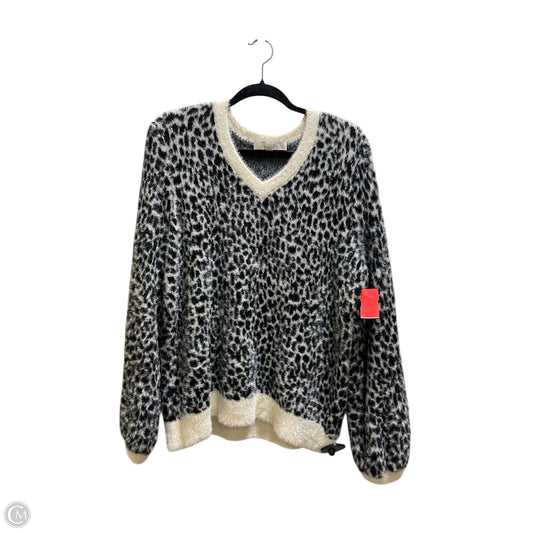 Sweater By Loft In Grey, Size: Xl
