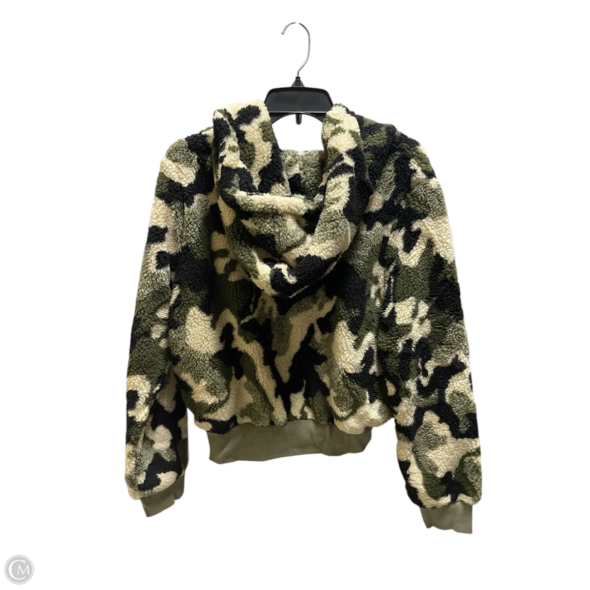 Jacket Faux Fur & Sherpa By Fate In Green, Size: S
