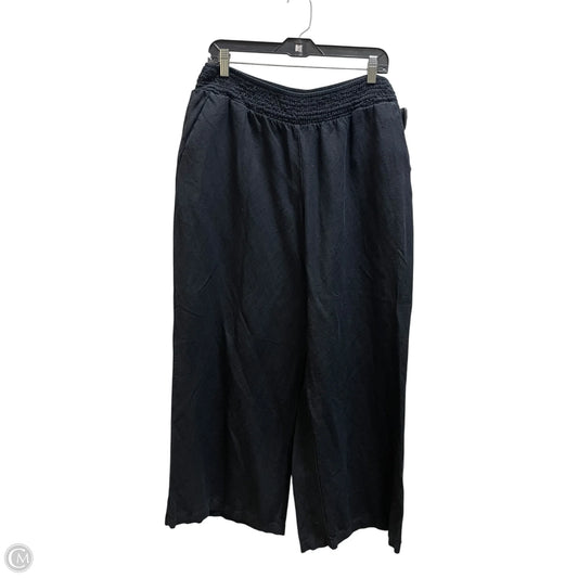 Pants Linen By A New Day In Black, Size: Xl
