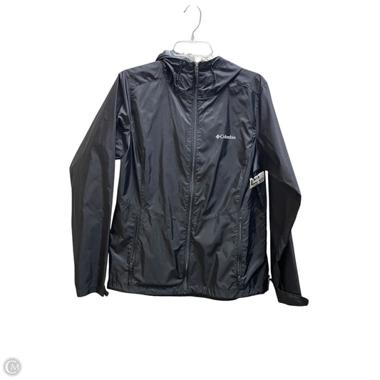 Coat Raincoat By Columbia In Black, Size: M