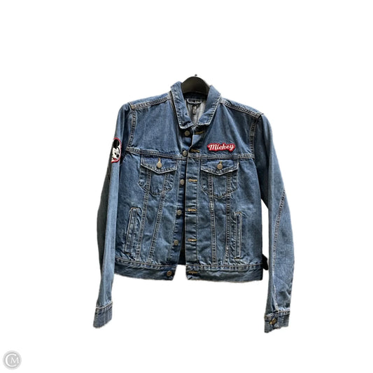 Jacket Denim By Clothes Mentor In Blue Denim, Size: M