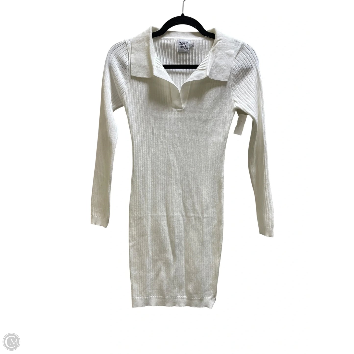 Dress Casual Midi By Clothes Mentor In White, Size: S