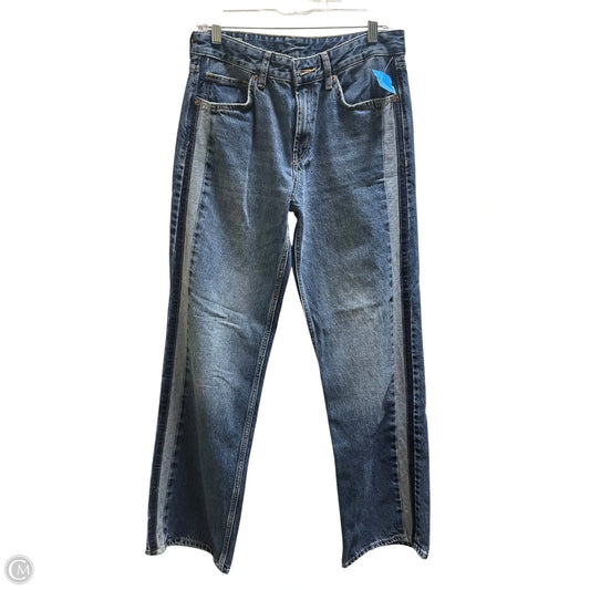 Jeans Straight By Zara In Blue Denim, Size: 6