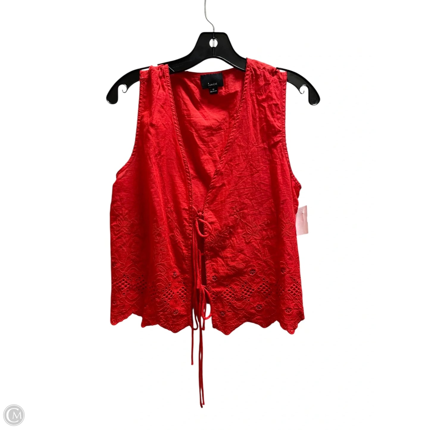 Shorts Set By Lumiere In Red, Size: M