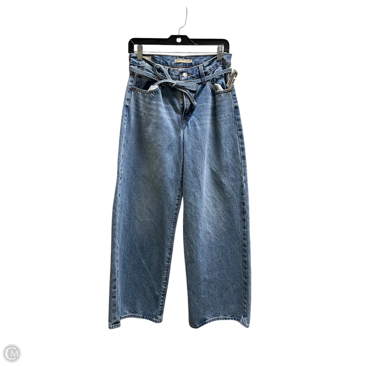 Jeans Straight By Levis In Blue Denim, Size: 2