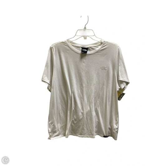 Athletic Top Short Sleeve By The North Face In White, Size: Xl