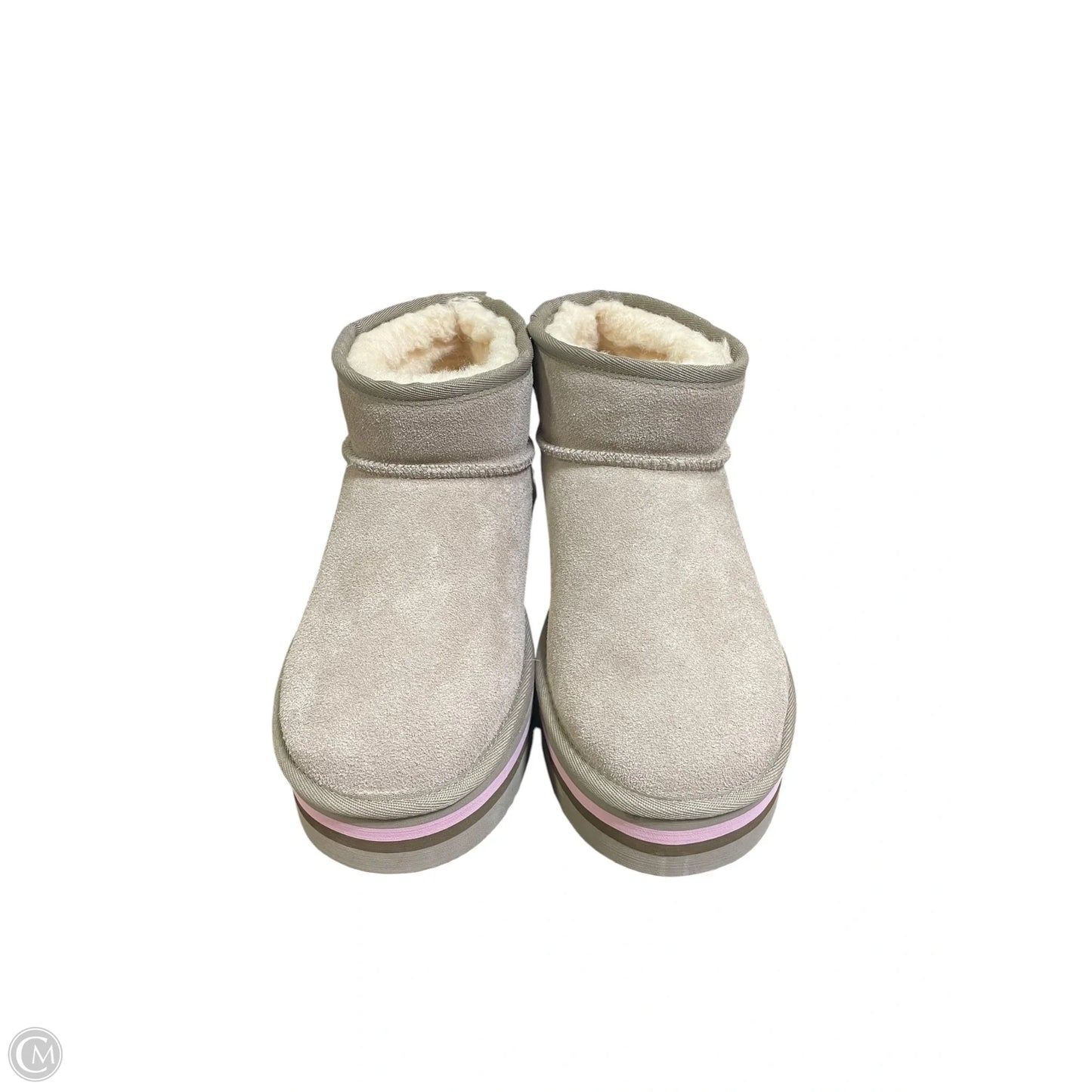 Boots Ankle Flats By Bearpaw In Tan, Size: 10