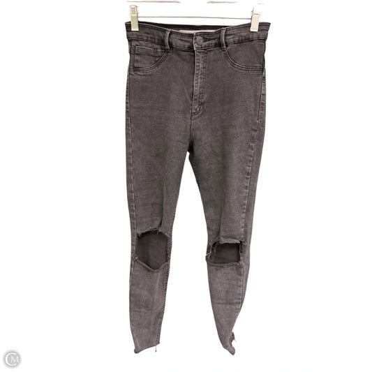 Jeans Skinny By Zara In Black Denim, Size: 6