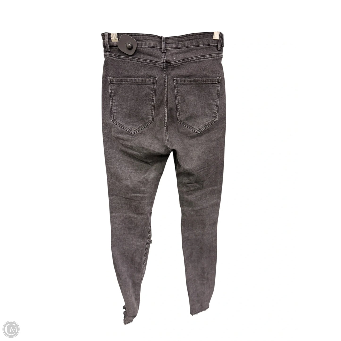 Jeans Skinny By Zara In Black Denim, Size: 6