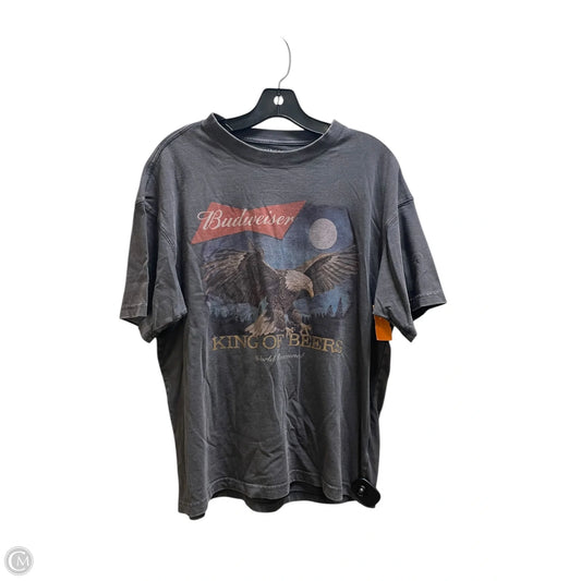 Top Short Sleeve By American Eagle In Grey, Size: S