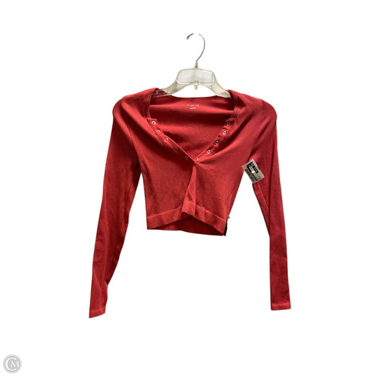 Top Long Sleeve By Out From Under In Red, Size: S