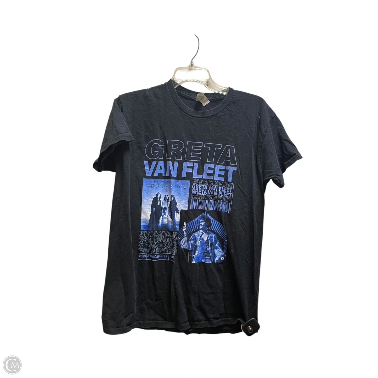 Top Short Sleeve By Gildan In Black, Size: M