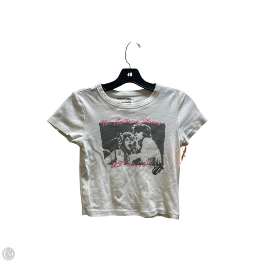 Top Short Sleeve By American Eagle In White, Size: S