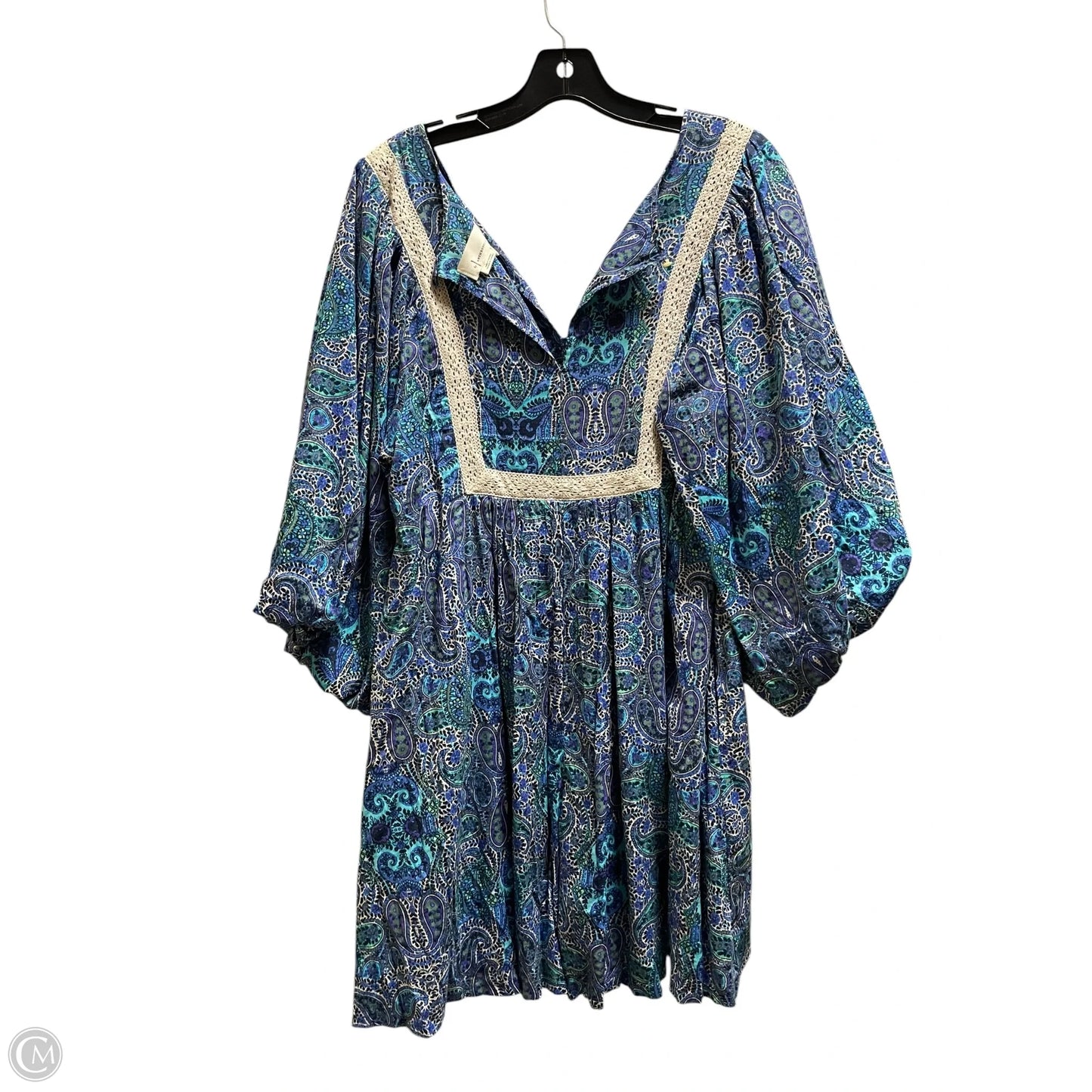 Dress Casual Short By Anthropologie In Blue, Size: M