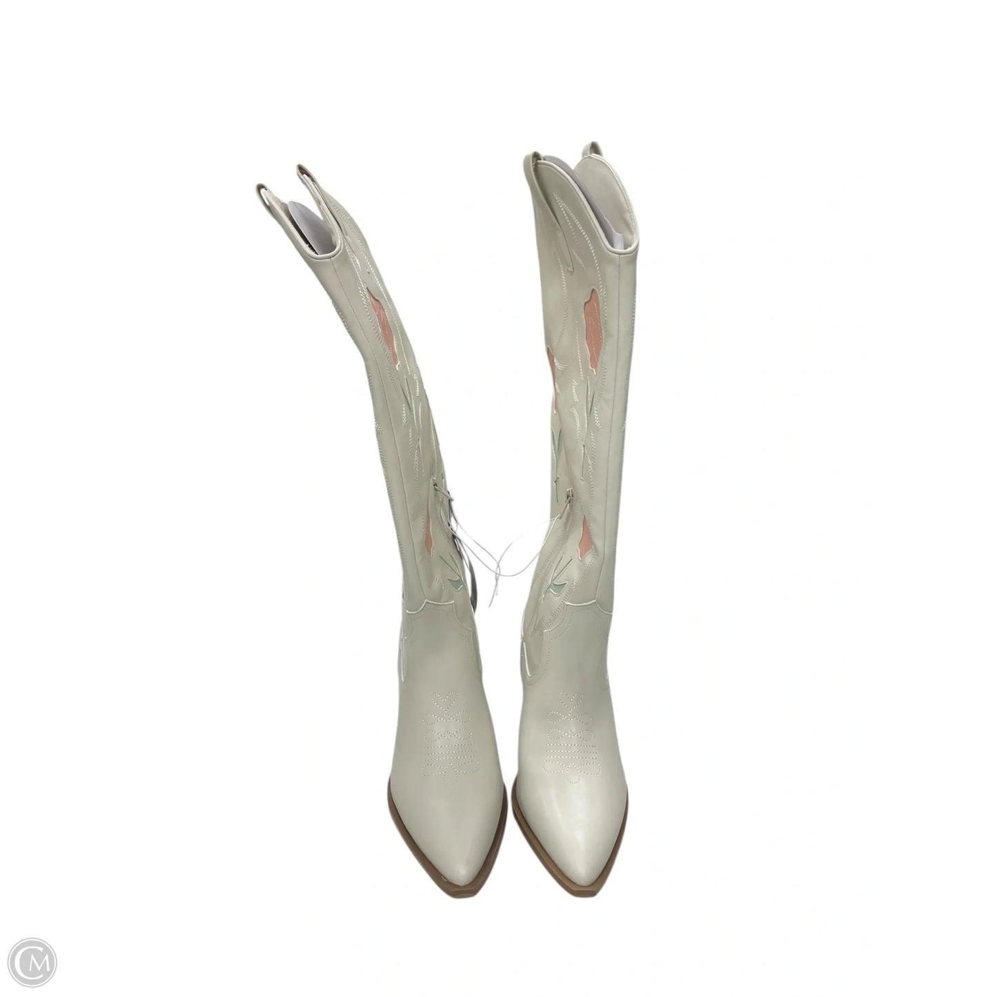 Boots Western By Universal Thread In White, Size: 10