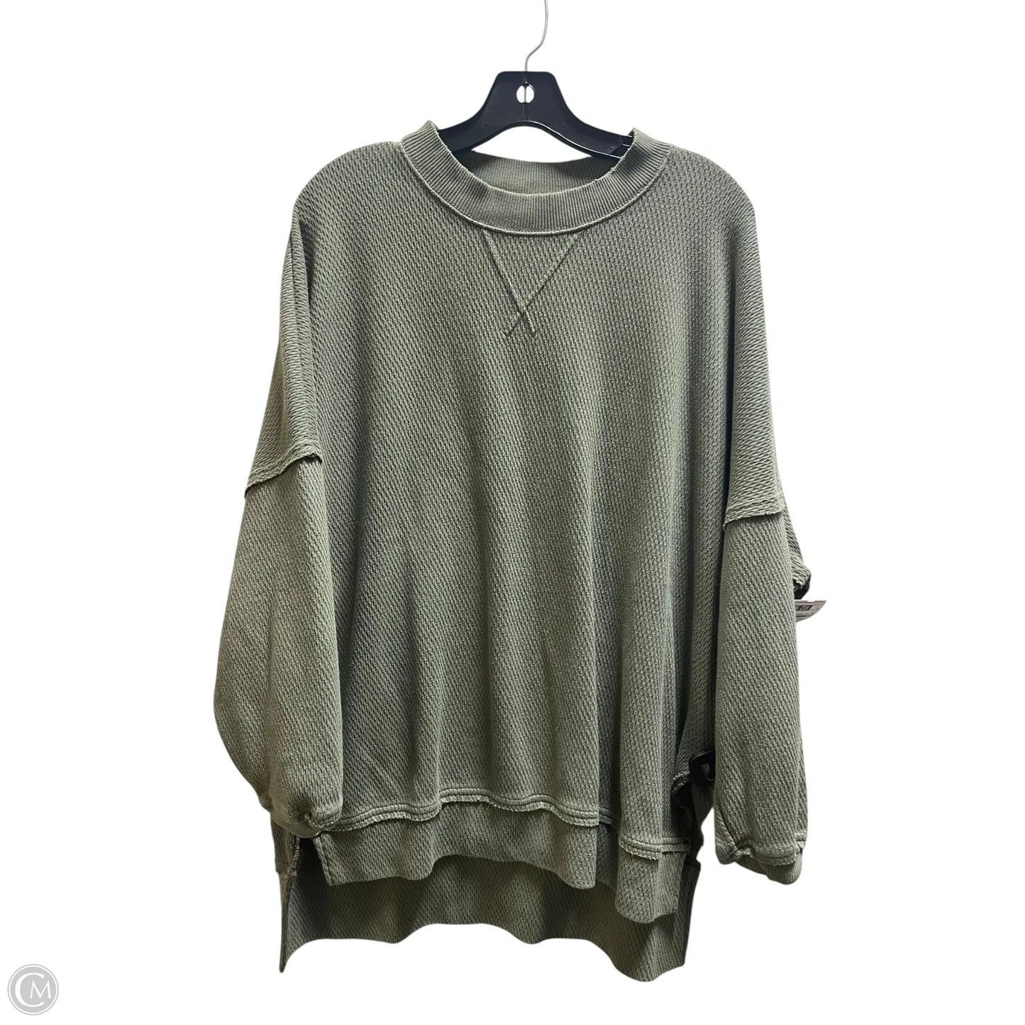 Sweatshirt Crewneck By Aerie In Green, Size: L
