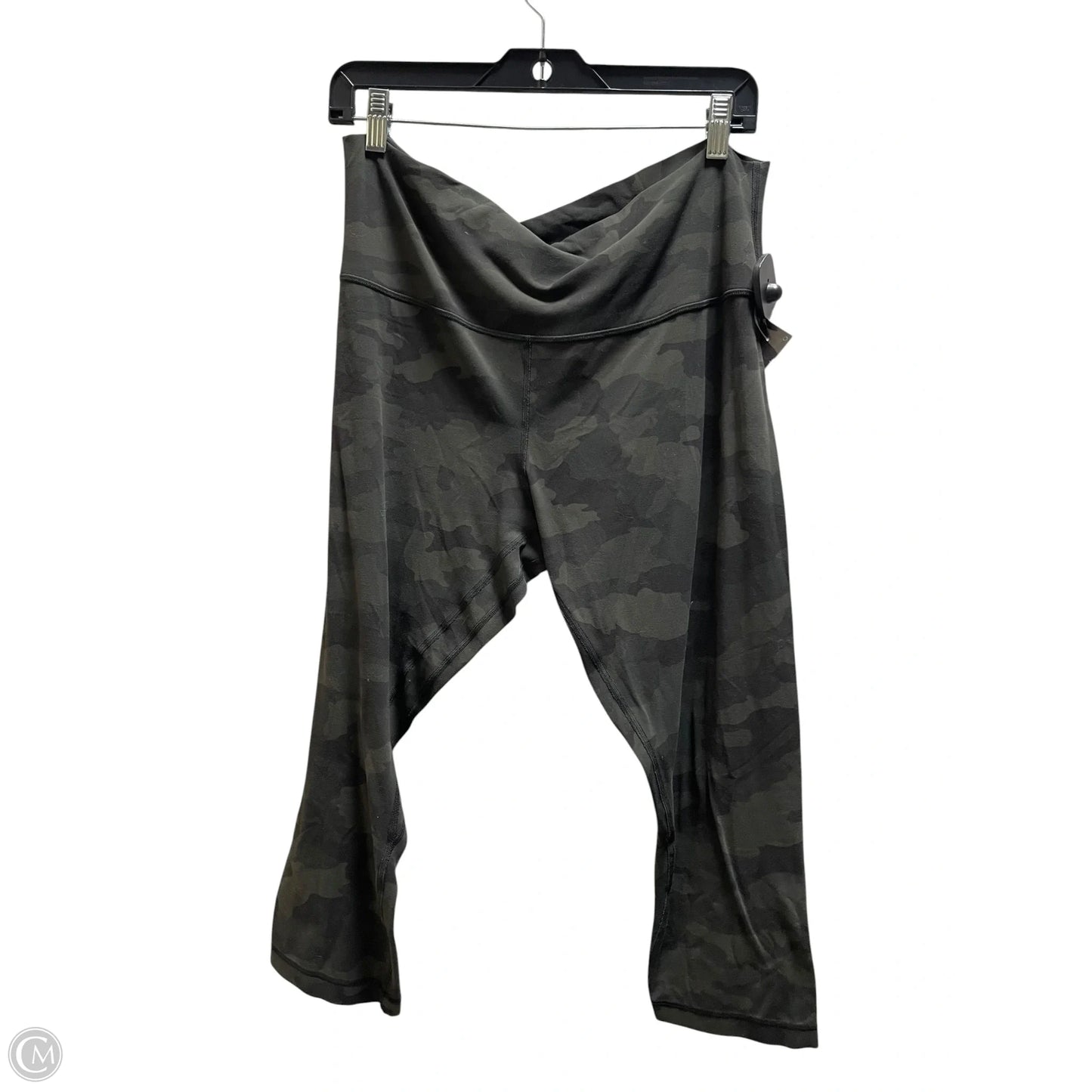 Athletic Leggings By Lululemon In Camouflage Print, Size: 16
