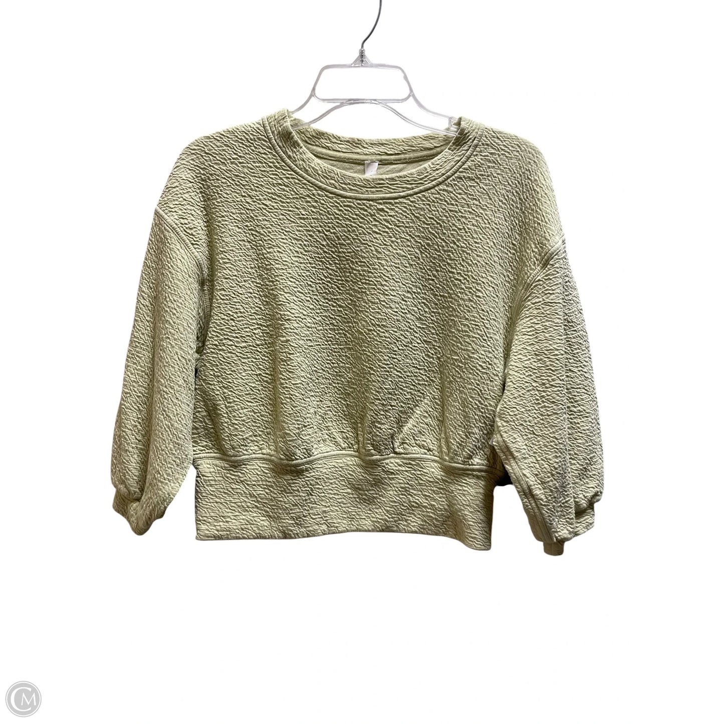 Top Short Sleeve By Lululemon In Green, Size: 4