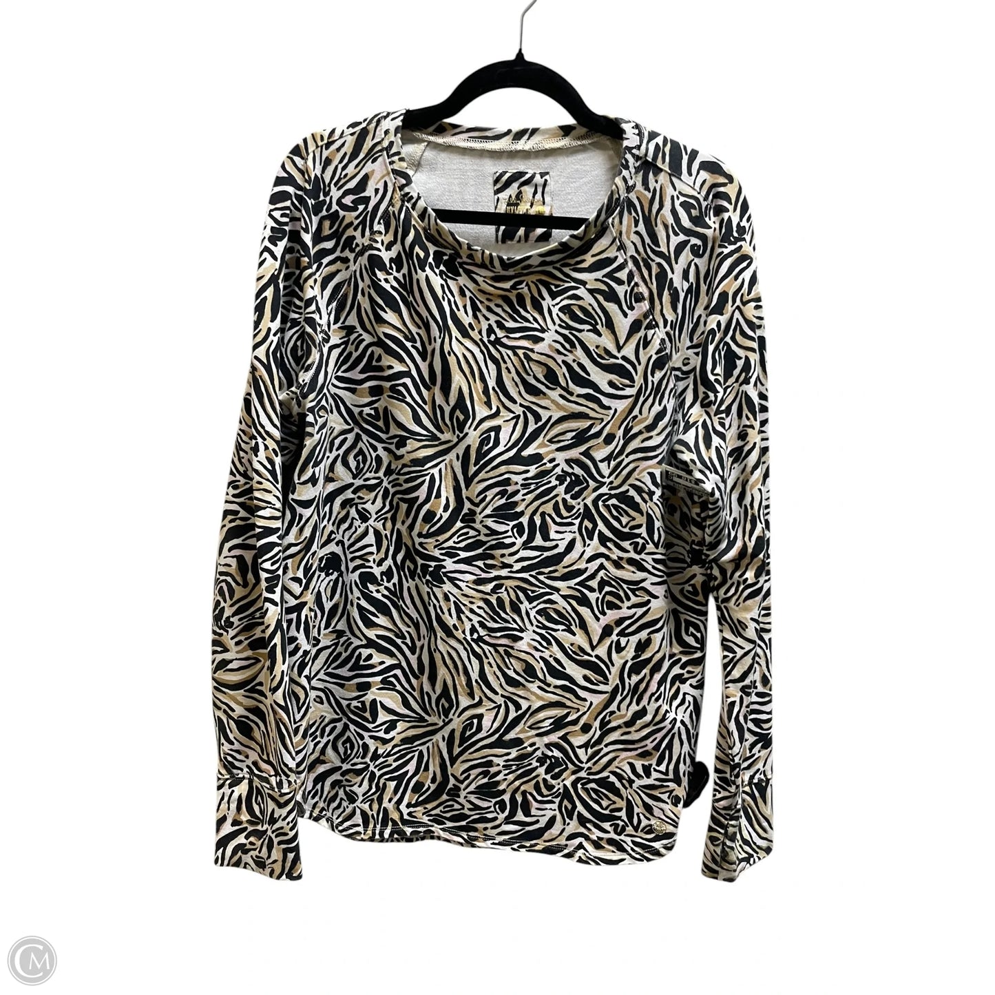 Top Long Sleeve Designer By Lilly Pulitzer In Animal Print, Size: L