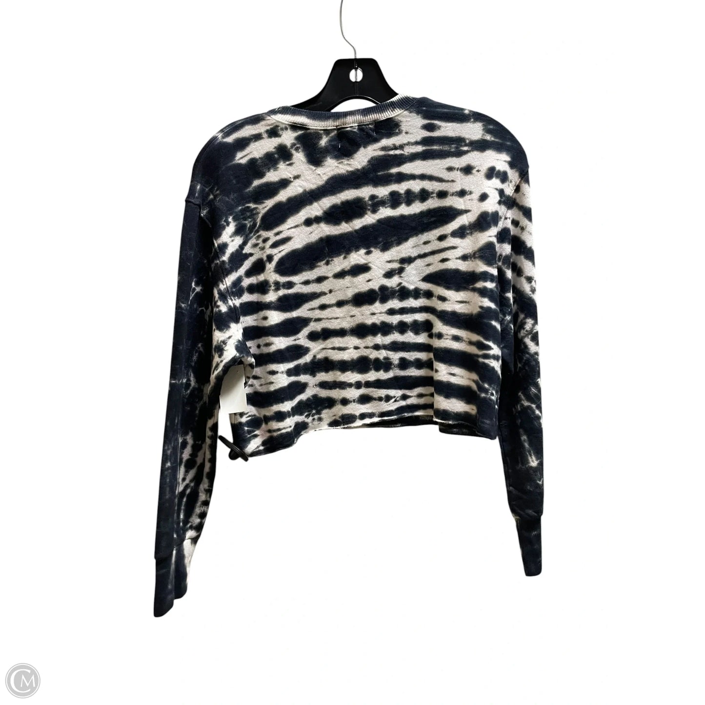 Top Long Sleeve By Monrow In Tie Dye Print, Size: Xs