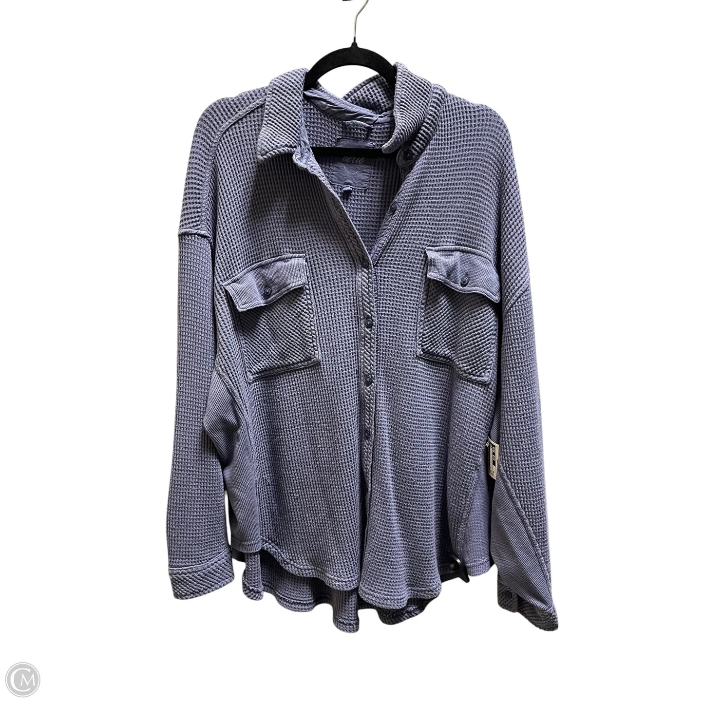 Top Long Sleeve By Aerie In Blue, Size: Xl