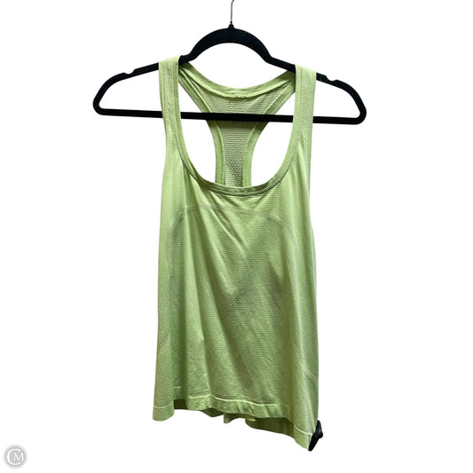 Athletic Tank Top By Lululemon In Green, Size: 12