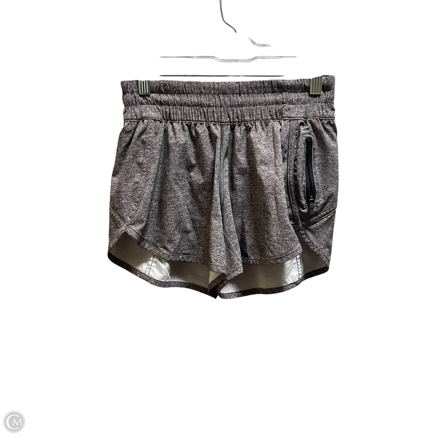 Athletic Shorts By Lululemon In Grey, Size: 4