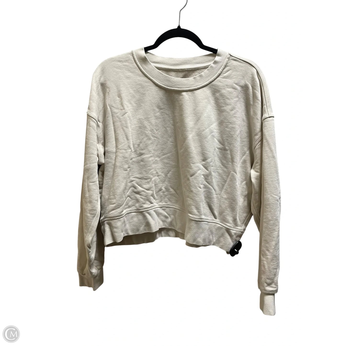 Sweatshirt Crewneck By Lululemon In White, Size: S