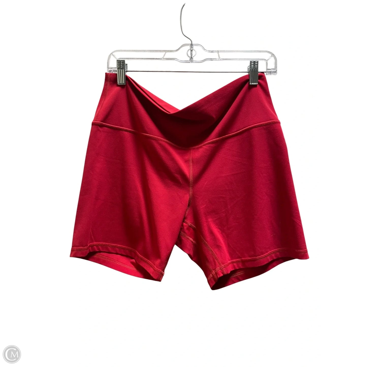 Athletic Shorts By Lululemon In Red, Size: 14