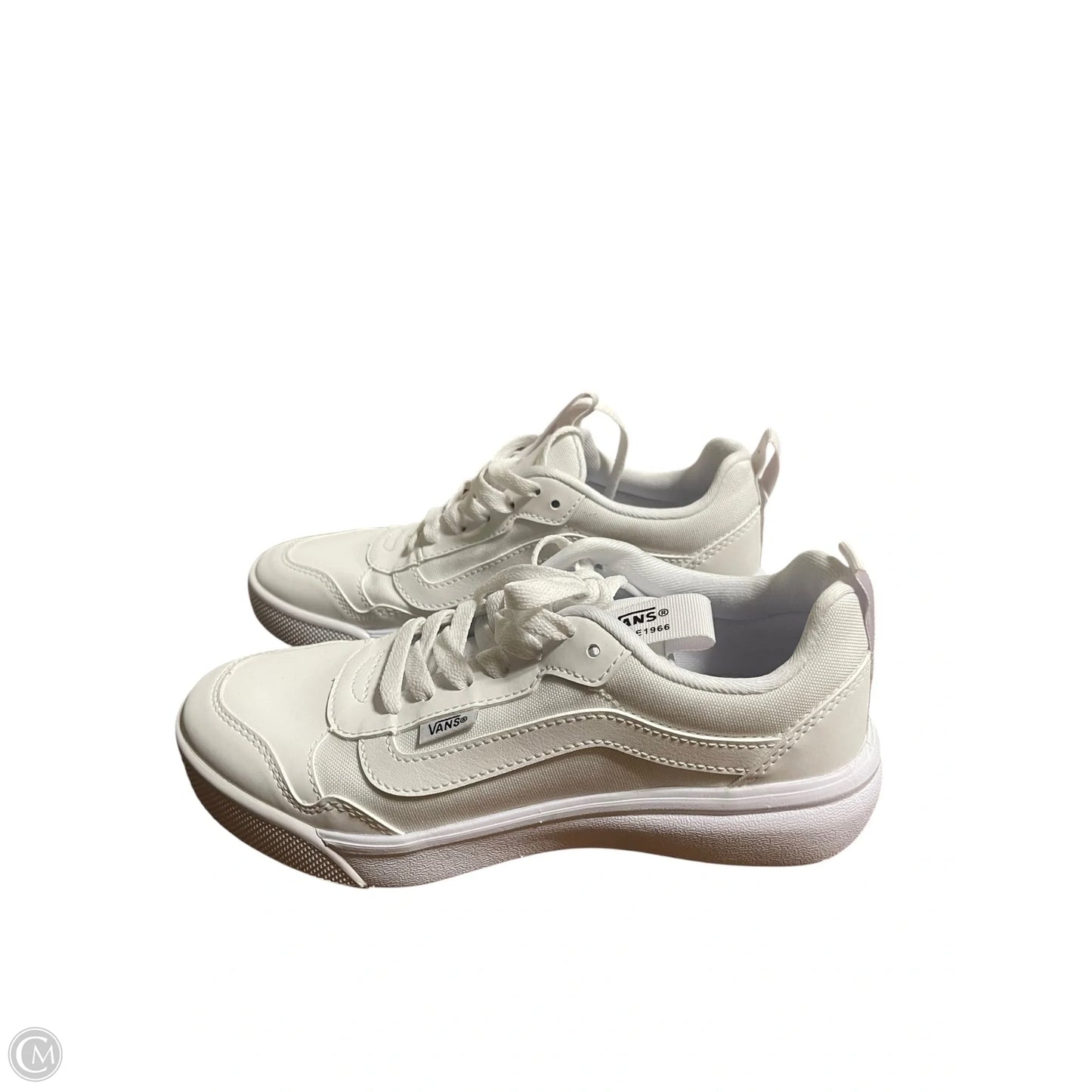 Shoes Sneakers By Vans In White, Size: 7