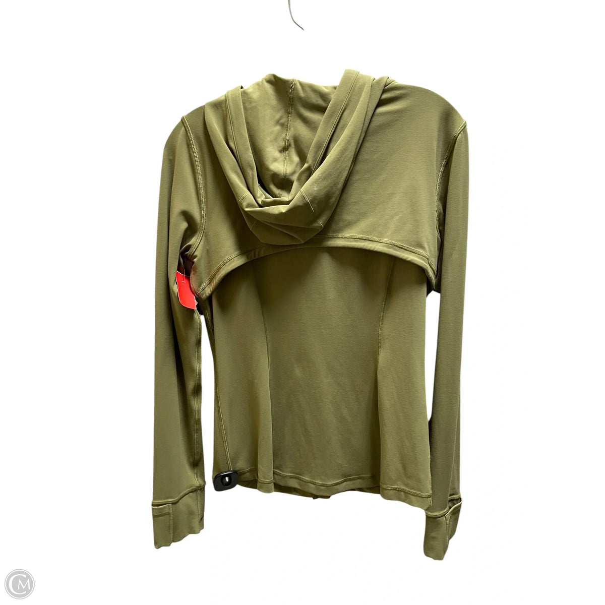 Athletic Jacket By Lululemon In Green, Size: 10