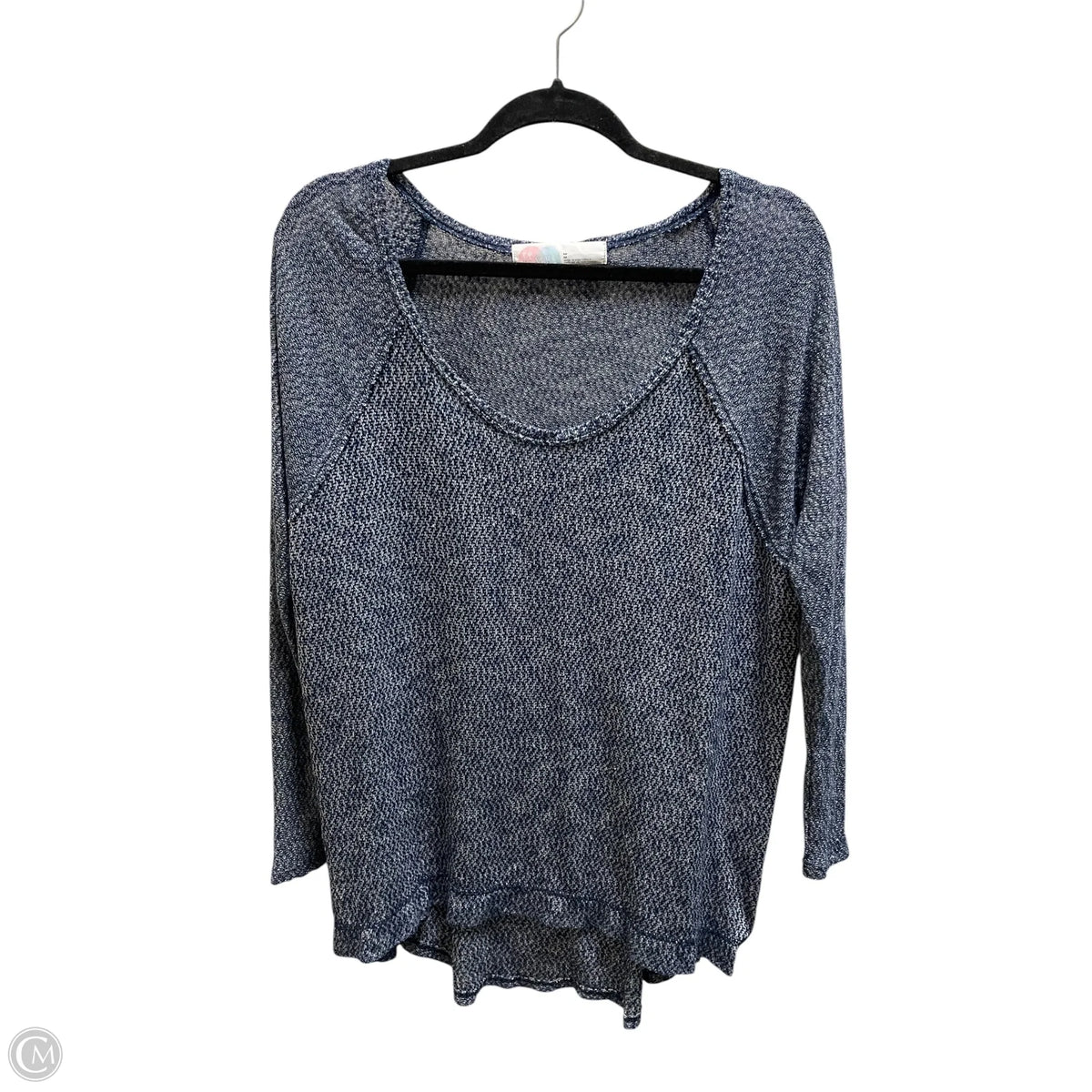 Top Long Sleeve By Free People In Blue, Size: M