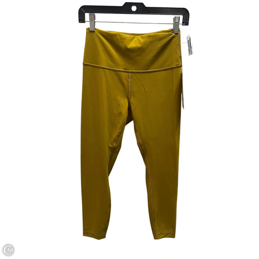 Athletic Leggings By Lululemon In Green, Size: 8
