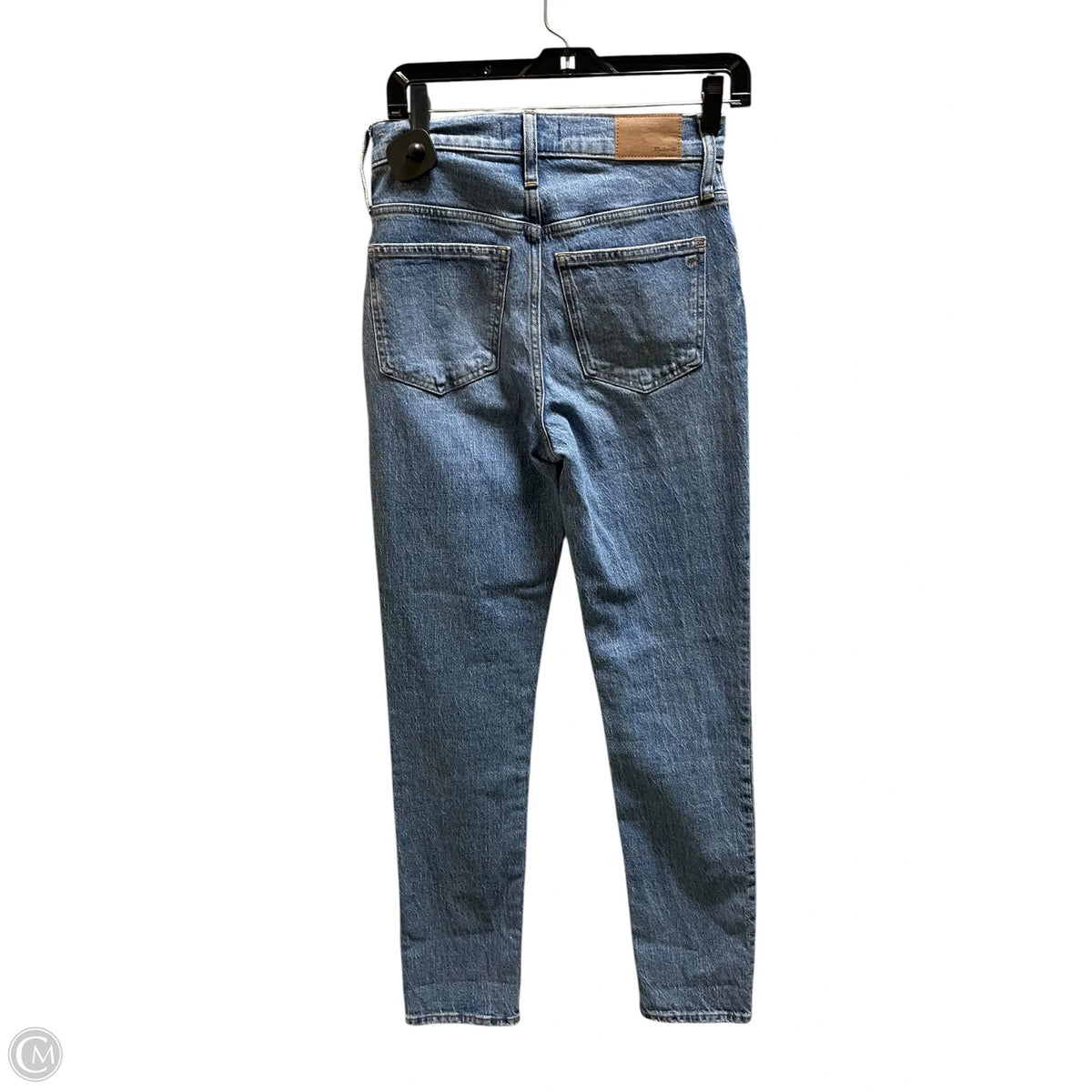 Jeans Straight By Madewell In Blue Denim, Size: 0