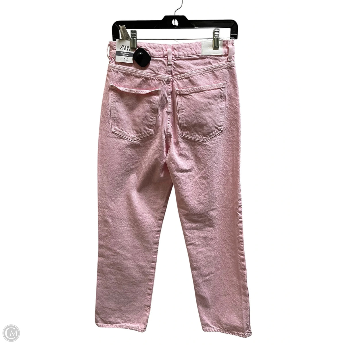 Pants Other By Zara In Pink Denim, Size: 4