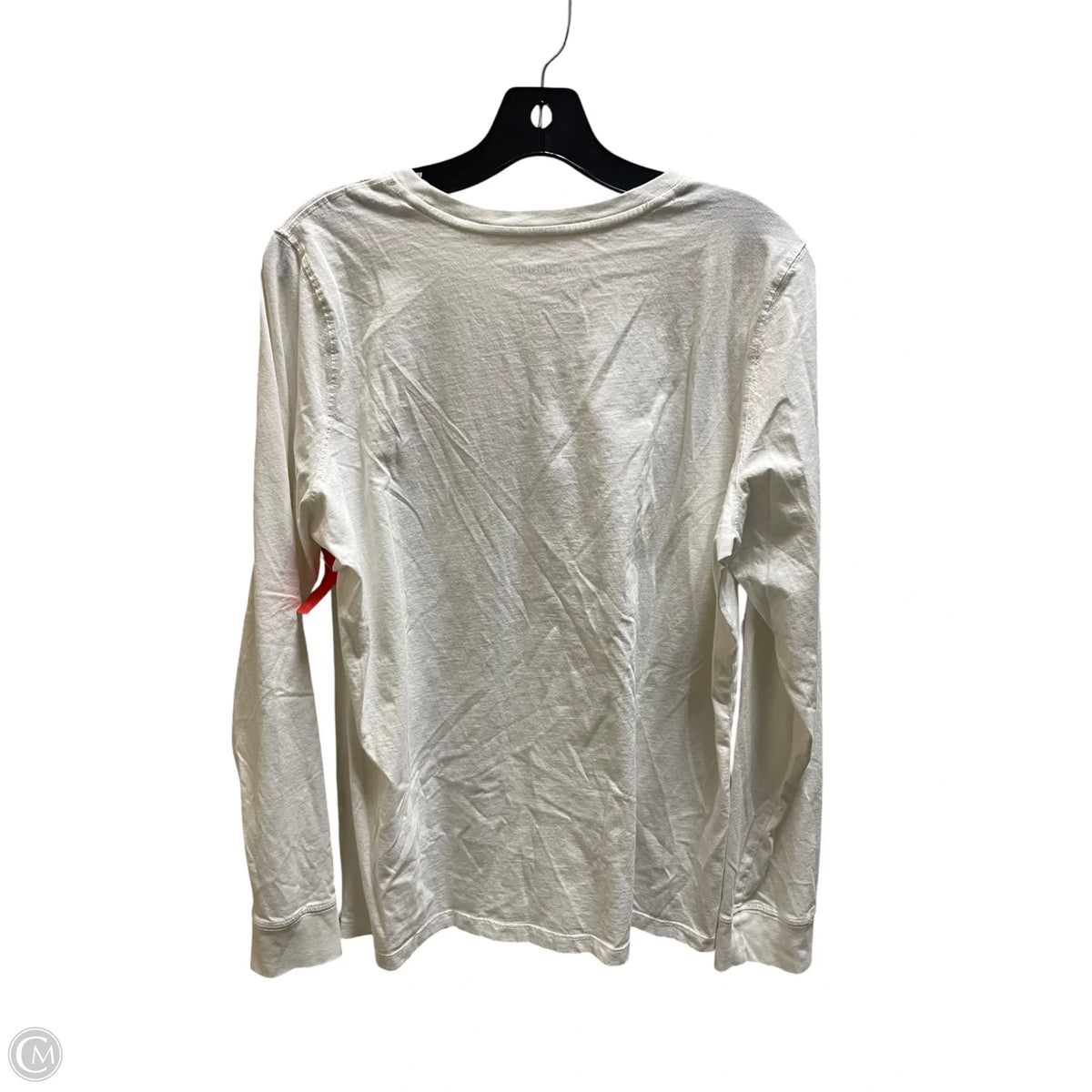 Top Long Sleeve By Vineyard Vines In White, Size: L