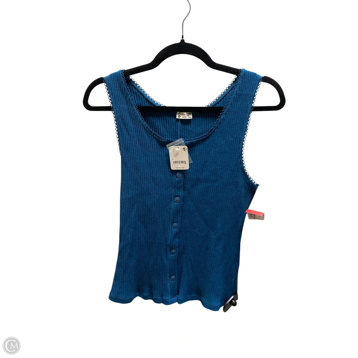 Top Sleeveless By Free People In Blue, Size: S