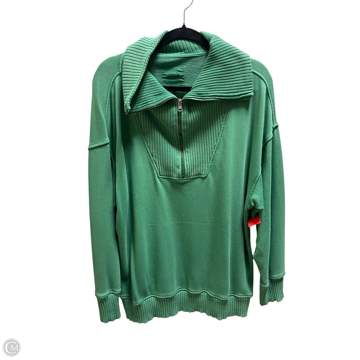 Sweatshirt Collar By Aerie In Green, Size: M
