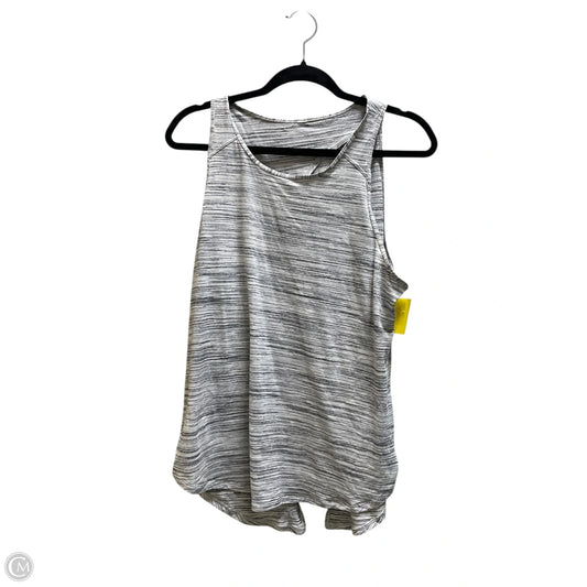 Athletic Tank Top By Lululemon In Grey, Size: 8