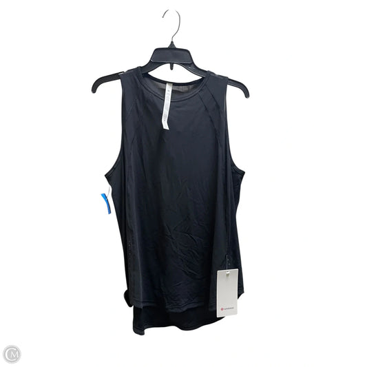 Athletic Tank Top By Lululemon In Black, Size: 10