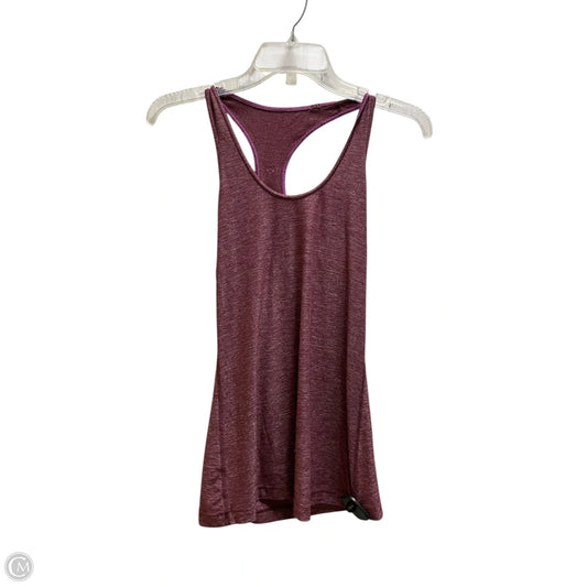 Athletic Tank Top By Lululemon In Purple, Size: 6
