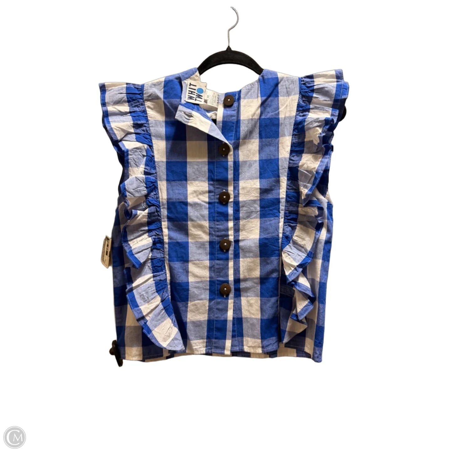 Top Sleeveless By Clothes Mentor In Blue, Size: Xs