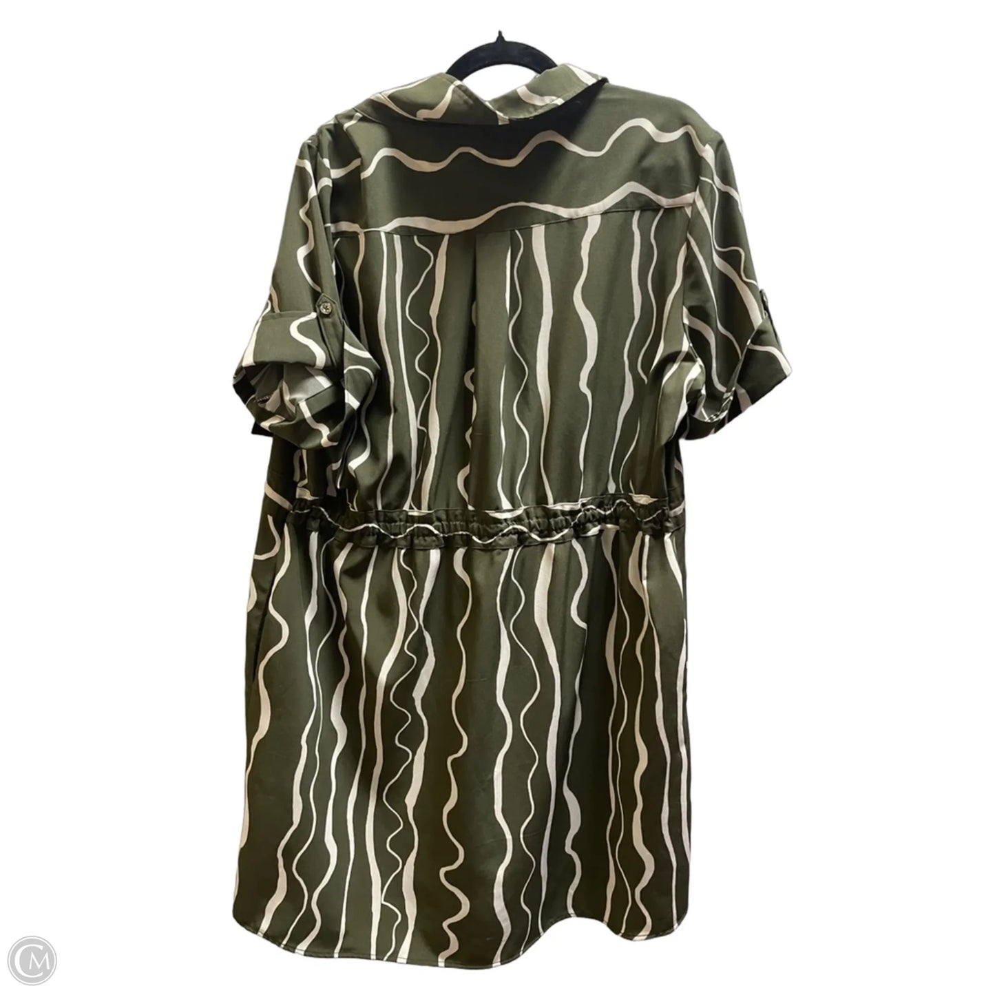 Dress Designer By Halston In Green, Size: 1x