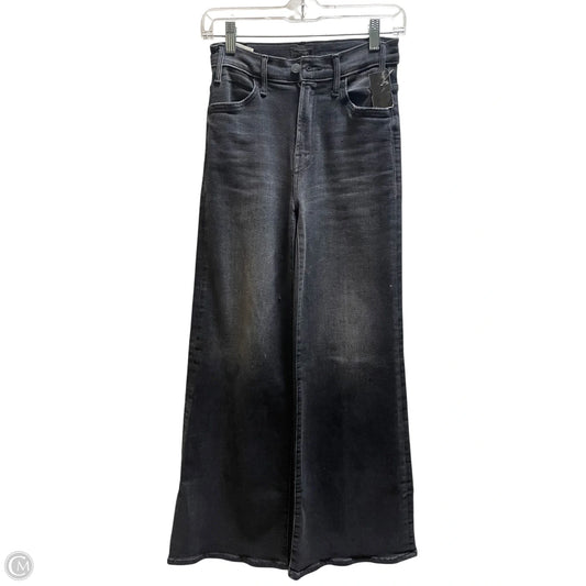Jeans Boot Cut By Mother In Black Denim, Size: 0