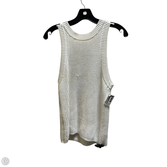 Top Sleeveless By Anthropologie In Cream, Size: Xs
