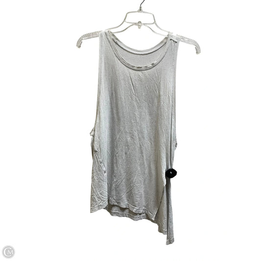 Athletic Tank Top By Lululemon In Grey, Size: M