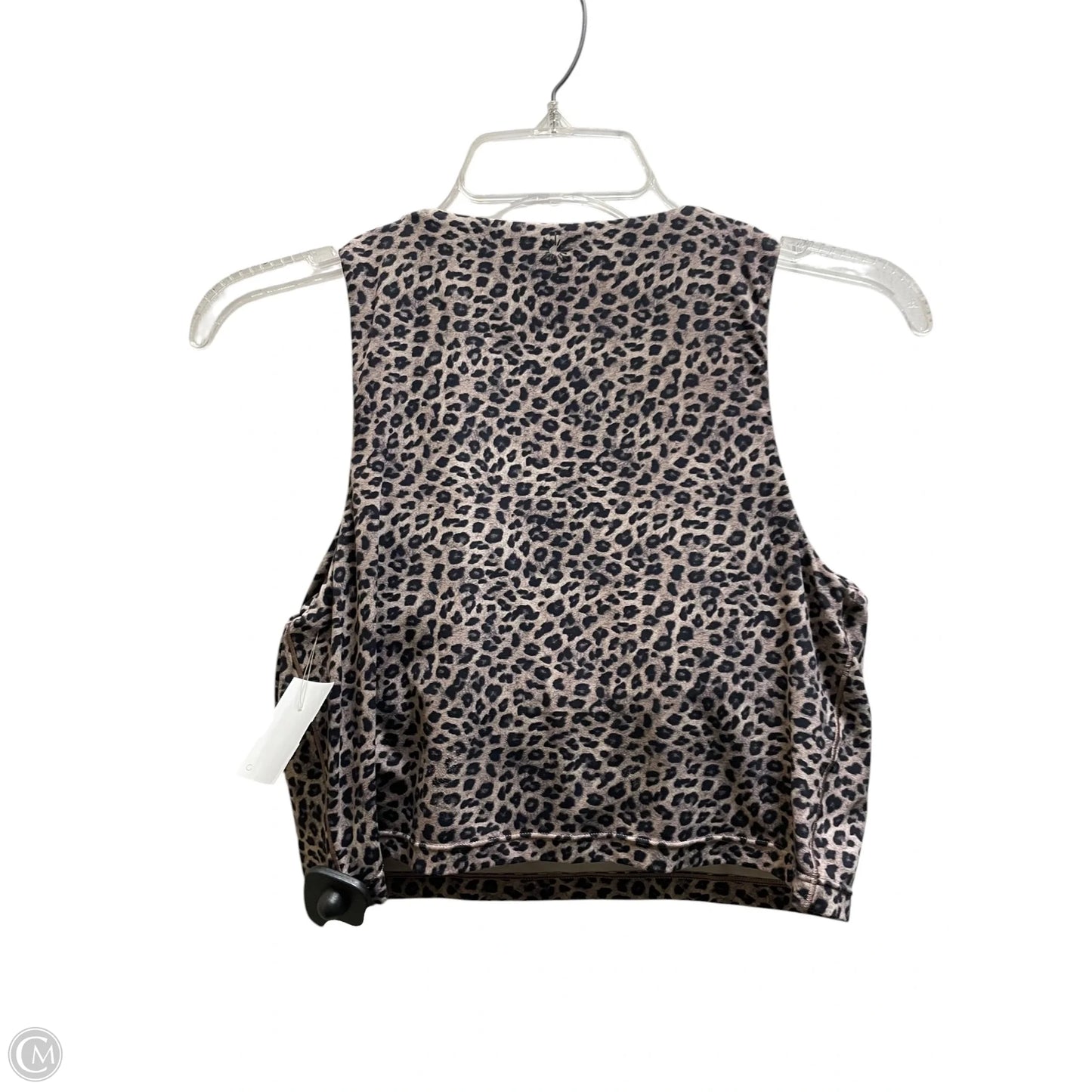 Athletic Tank Top By Offline In Animal Print, Size: L
